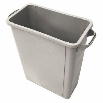 D2104 Trash Can Rectangle 15-29/32 gal Beige