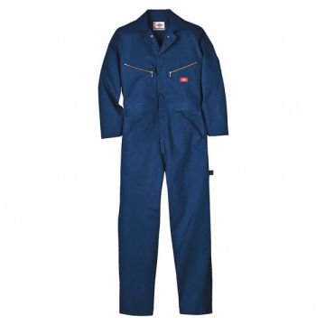 H4988 Long Sleeve Coveralls Cotton Navy S