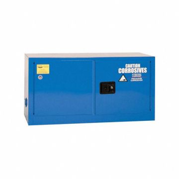 Corrosives Safety Cabinet Blue