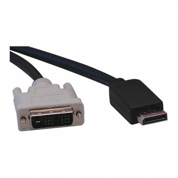 DisplayPort Cable DVI Adapter M/M 6ft
