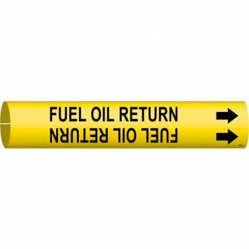 Pipe Mrkr Fuel Oil Rtn 13/16in H 4/5in W