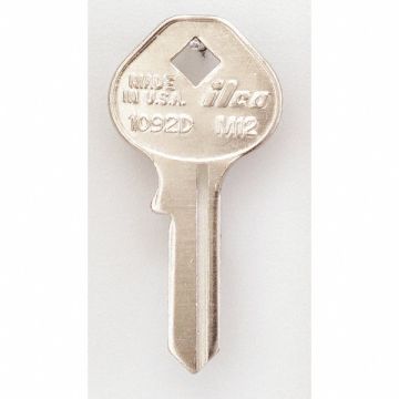 Key Blank Brass Type M12 5 Pin PK10