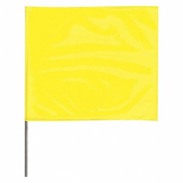 Marking Flag 18  Glo Yellow PVC PK100
