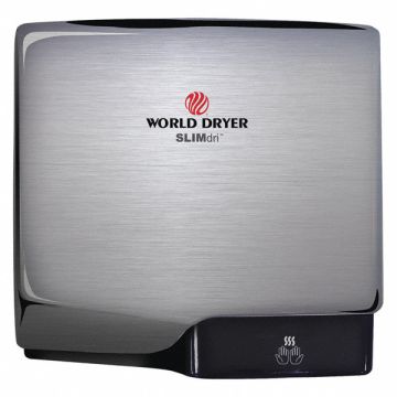 Hand Dryer Alum Cover Silver Automatic