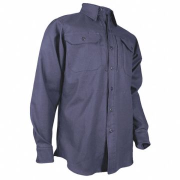 Flame-Resistant Dress Shirt Navy M
