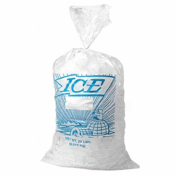 Printed Ice Bags 20 lb 28 in PK500