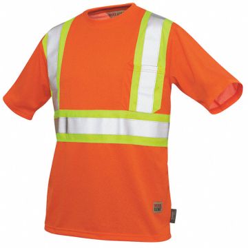 Hi-Vis Short Sleeve Shirt M Orange