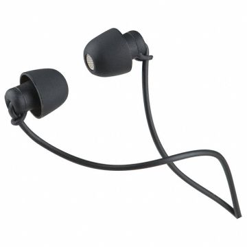 Wired Earbuds Silicone 110VAC Black