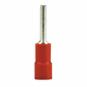 Pin Terminal Red Butted 22-18 PK100