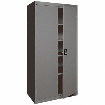 G6554 Shelving Cabinet 78 H 46 W Charcoal