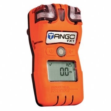 Single Gas Detector H2S 0-200ppm Orange
