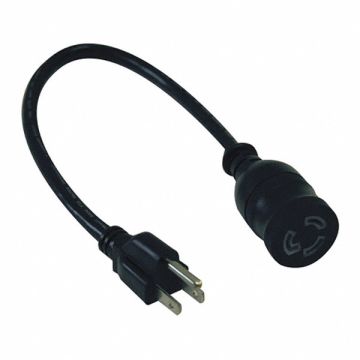Power Cord HD 5-15P-L5-15R 15A 14AWG 1ft