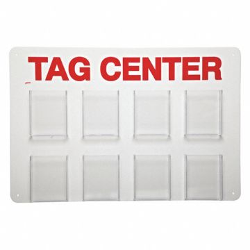 Tag Center Unfilled 15-3/4 in H