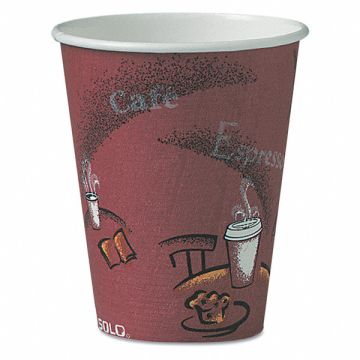 Hot Cups Maroon Paper 8 oz PK500