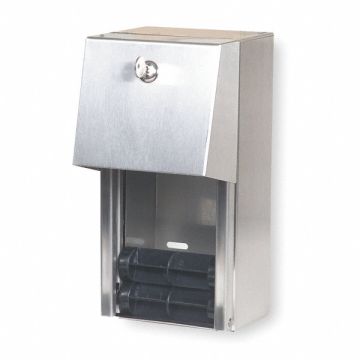 Toilet Paper Dispenser (2) rolls SS