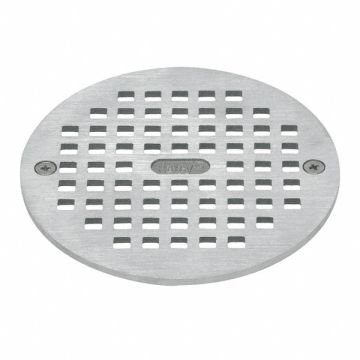 Floor Grate Brass 5 in Pipe dia.