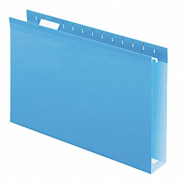 Box Hanging File Folders Blue PK25