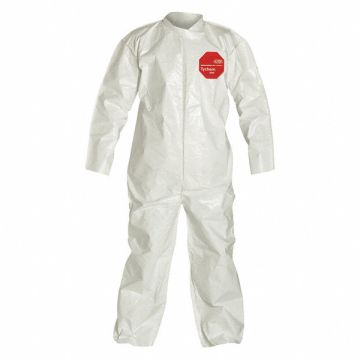 Hooded Coverall Open White 5XL PK12