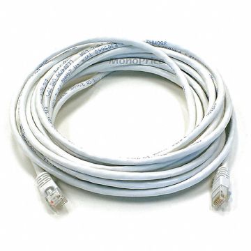 Patch Cord Cat 6 Booted White 20 ft.
