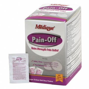 Pain Relief Tablet 565mg Size PK200