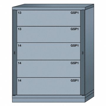 Gear Locker 59-1/4 Overall Height Gray