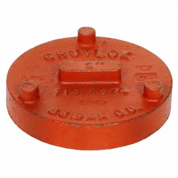 End Cap Ductile Iron 2 in Grooved