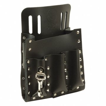 Black Tool Pouch Leather