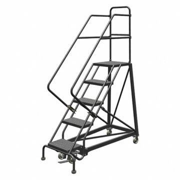 Rolling Ladder 5 Step Steel Perforated