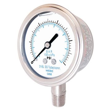 Compound Gauge 30 in Hg Vac to 60 psi