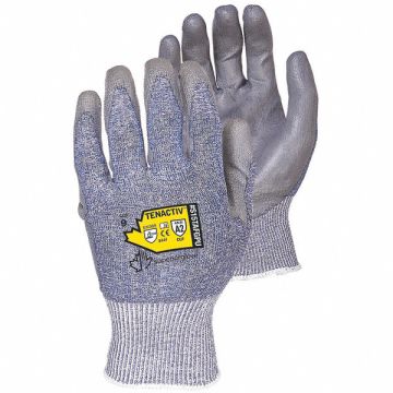 Knit Gloves Blue/Gray Glove Size 9 PR