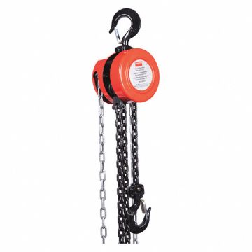 Manual Chain Hoist 2000 lb Lift 10 ft.