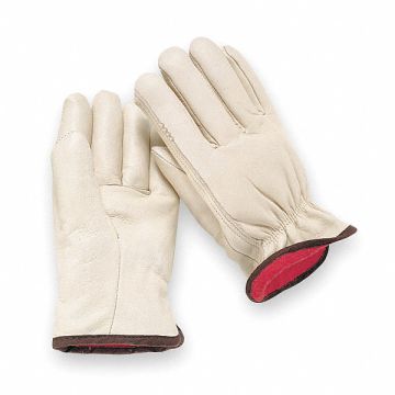 D1598 Leather Gloves Beige S PR