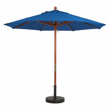 Wood Umbrella 7 Ft 1-1/2 Pole Pcfc Blue