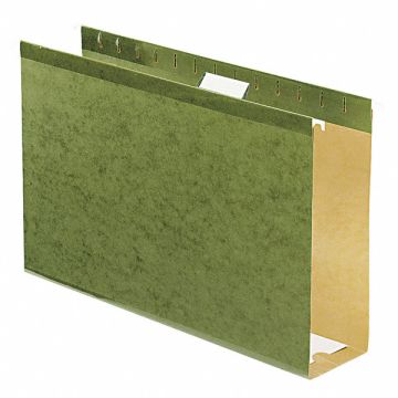 Box Hanging File Folder Std Green PK25
