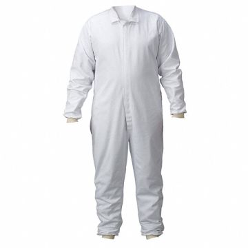 Lab Coverall Chest Sz 62 58x30 White