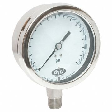 D7959 Pressure Gauge 0 to 15 psi 4-1/2In 1/2In