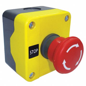 Push Button Cntrol Station 1NC Stop 22mm