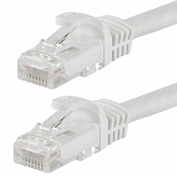Patch Cord Cat 6 Flexboot White 10 ft.