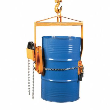 Vertical Drum Lifter/Dispenser Ylw Steel