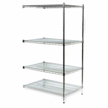 Wire Shelving Add-On 74 H SS