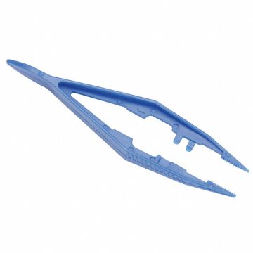 Forceps Plastic Blue 3-1/2 L
