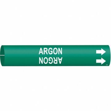 Pipe Marker Argon 7/8 in H 7/8 in W