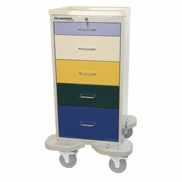 Medical Cart Gray Cabinet