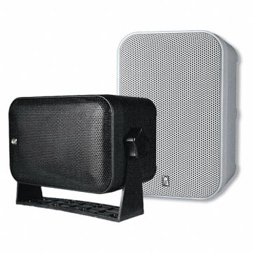Outdoor Box Speakers White 5-1/2in.D PR