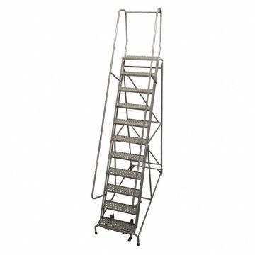 Rolling Ladder 140inH 11Steps Perforated