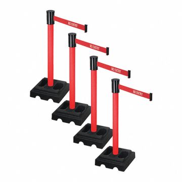 Barrier Systems Post Red 15 ft Belt