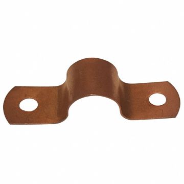 Pipe Strap Two-Hole Steel 3/8 Pipe Size