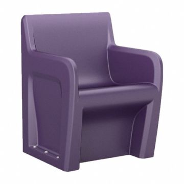 Sentinel Arm Chair Floor Mount Indigo