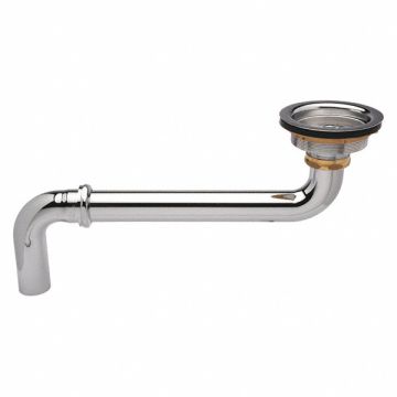Sink Drain D 1-1/2 L 3-1/2 Brass