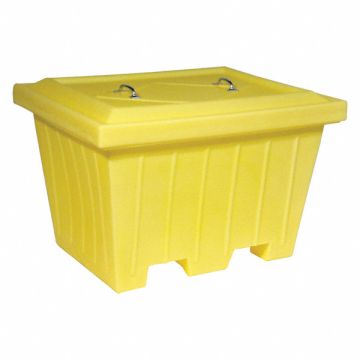 Storage Tote 123 gal. Yellow HDPE